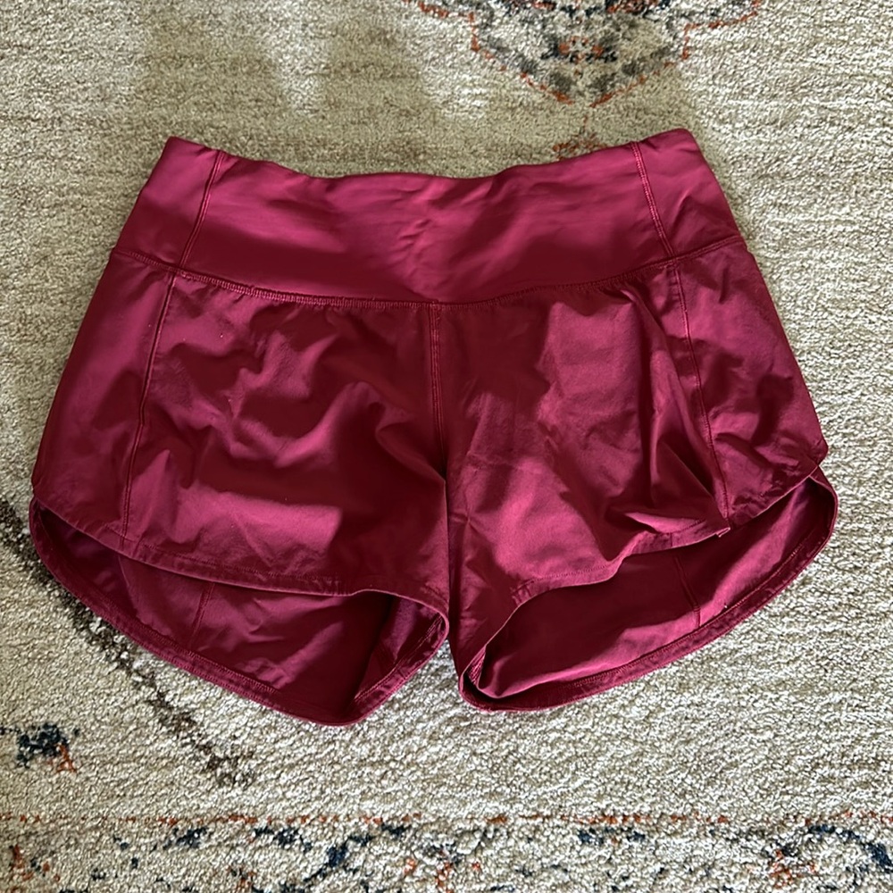 Lululemon 4 inch Speed up High Rise Short